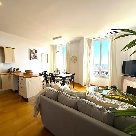 Apartment 3 Bedrooms With Sea View - 4 Min Palais & Beaches Cannes
